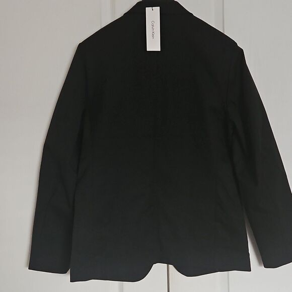 Calvin Klein Men's Slim Fit Blazer Jacket Black Medium - Picture 4 of 16